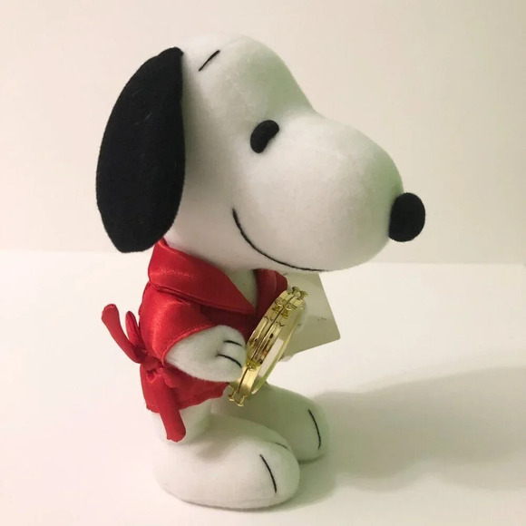 Snoopy Plush Peanuts United Feature Syndicate  Drum 8 Inch Stuffed Toy - Picture 5 of 16